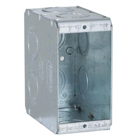 single gang wall plate junction box|single gang box home depot.